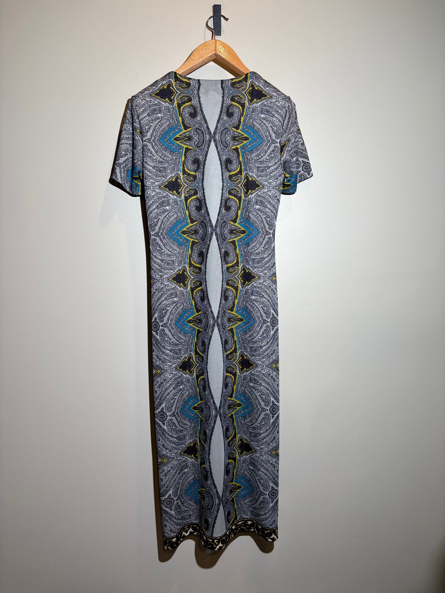 Etro Kleid bunt Kurzarm in 38