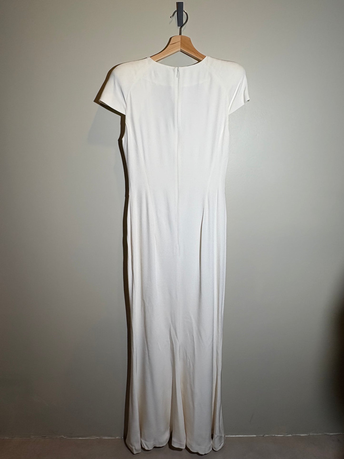 Alexander McQueen langes Kleid crème in 38
