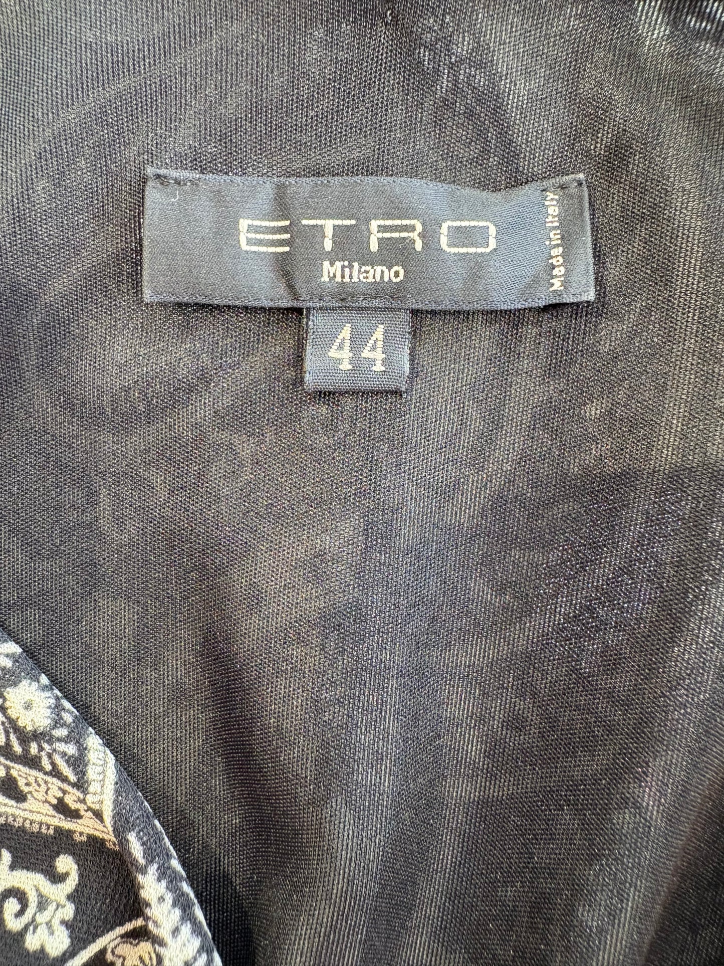Etro Kleid s/w Langarm in 38
