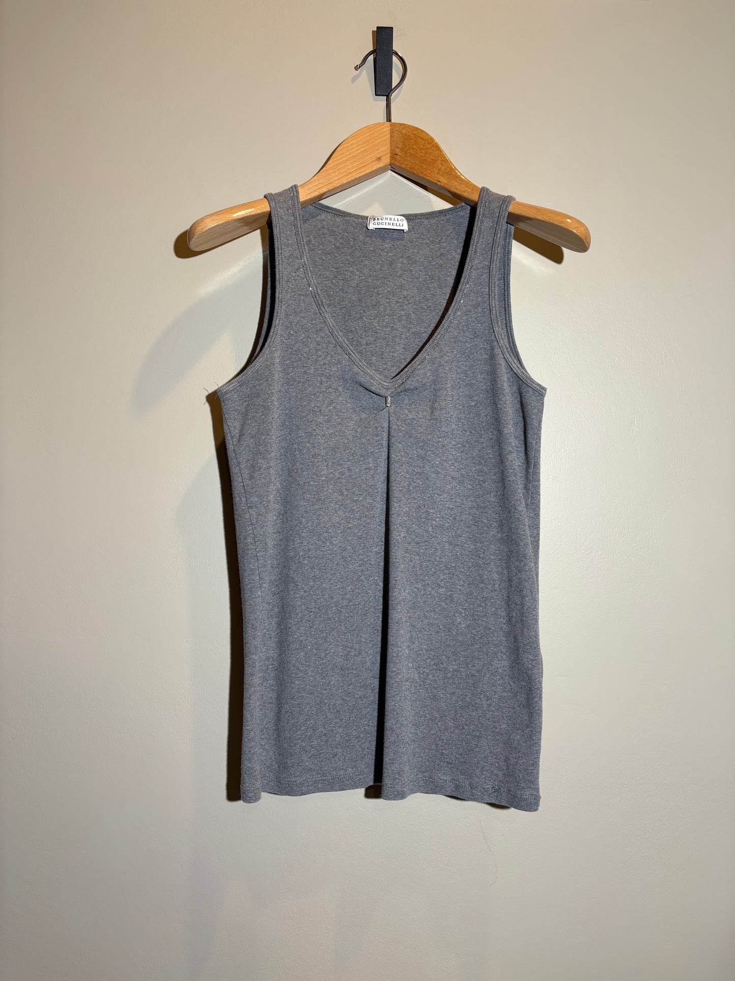 Brunello Cucinelli Top grau in 36/38