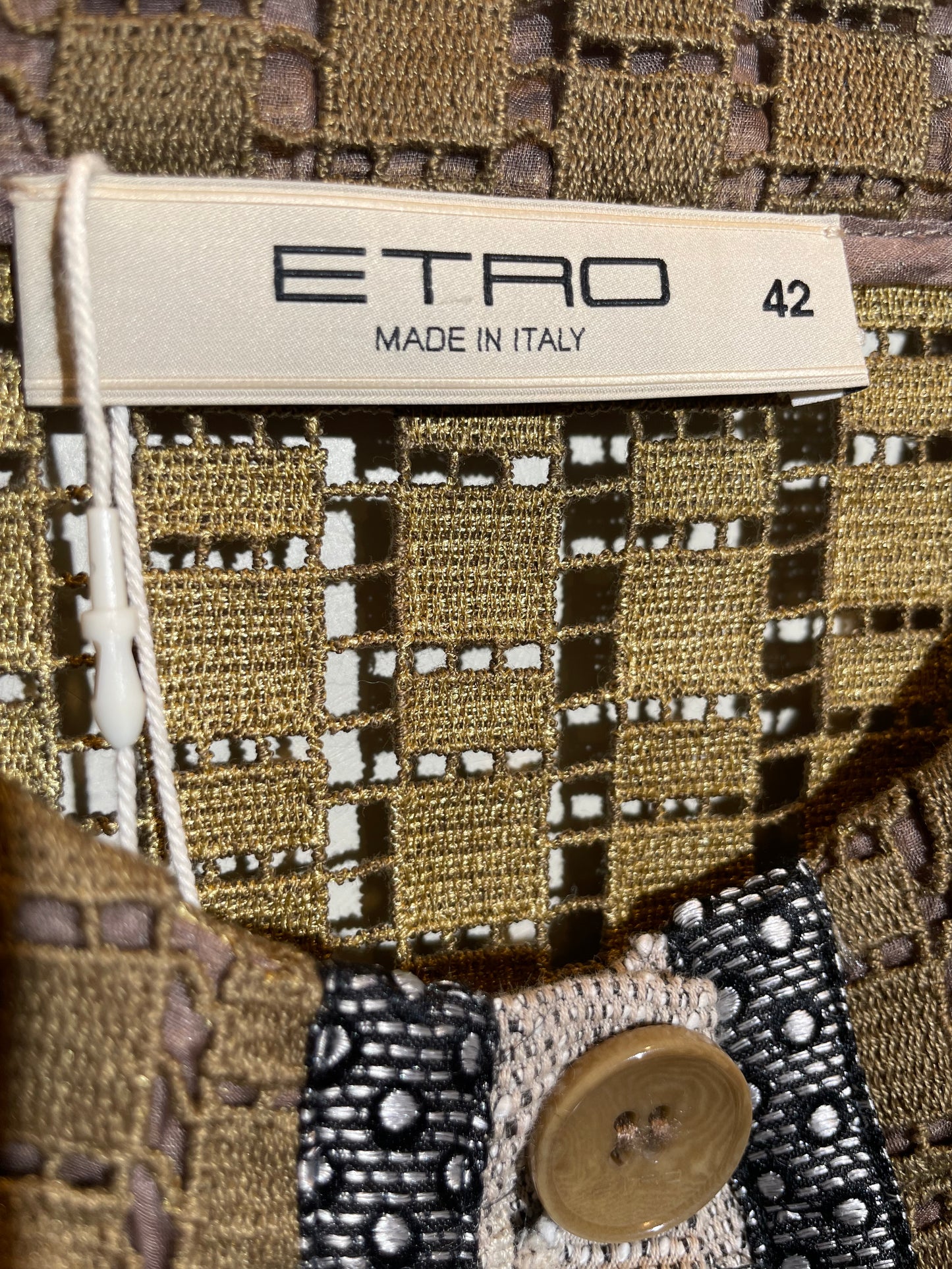 Etro Jacke oliv in 36/38
