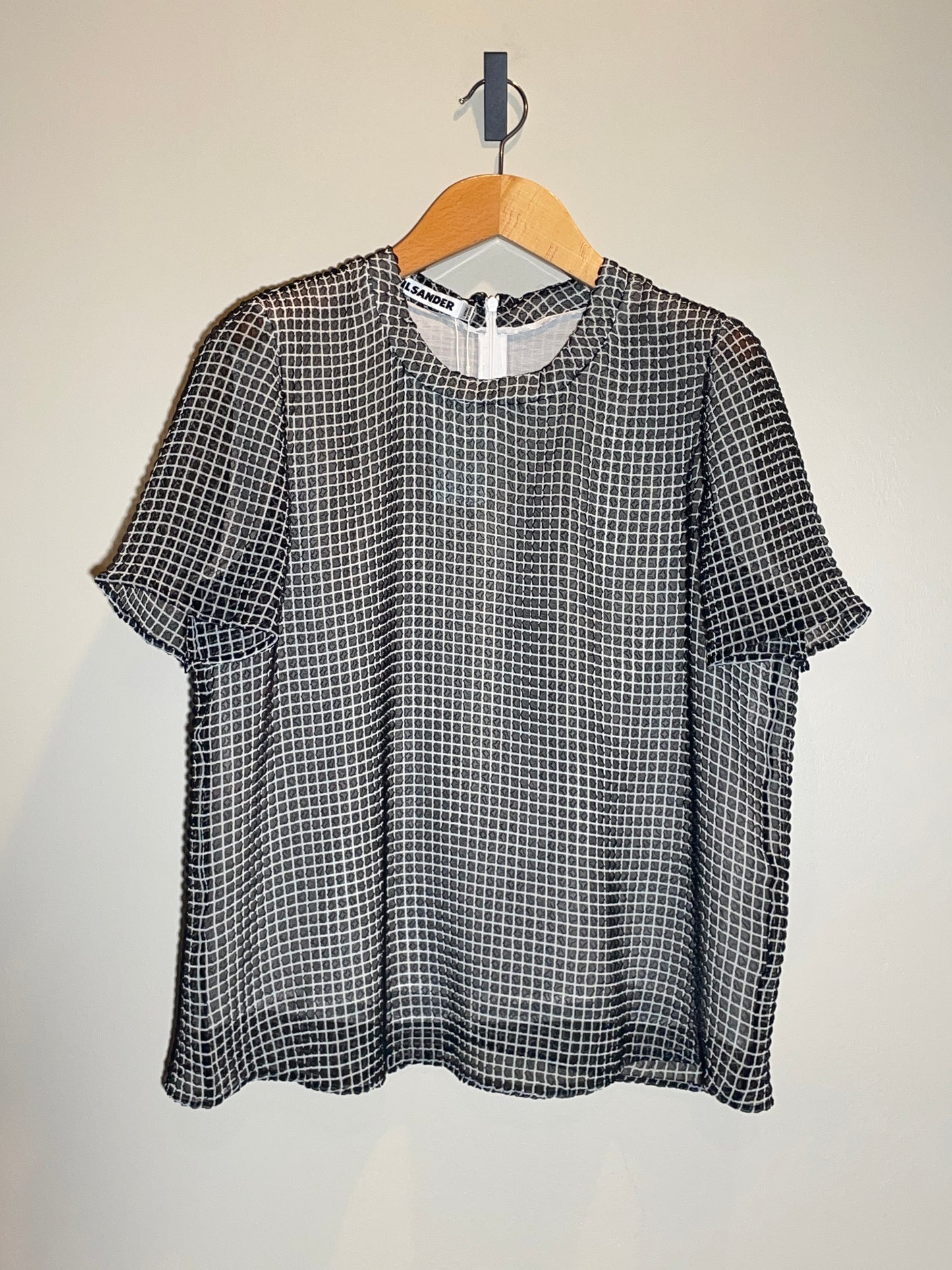Kurzarm - Bluse Jil Sander s/w in 38/40