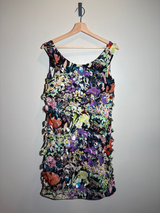 Diane von Furstenberg Seidenkleid bunt in 36