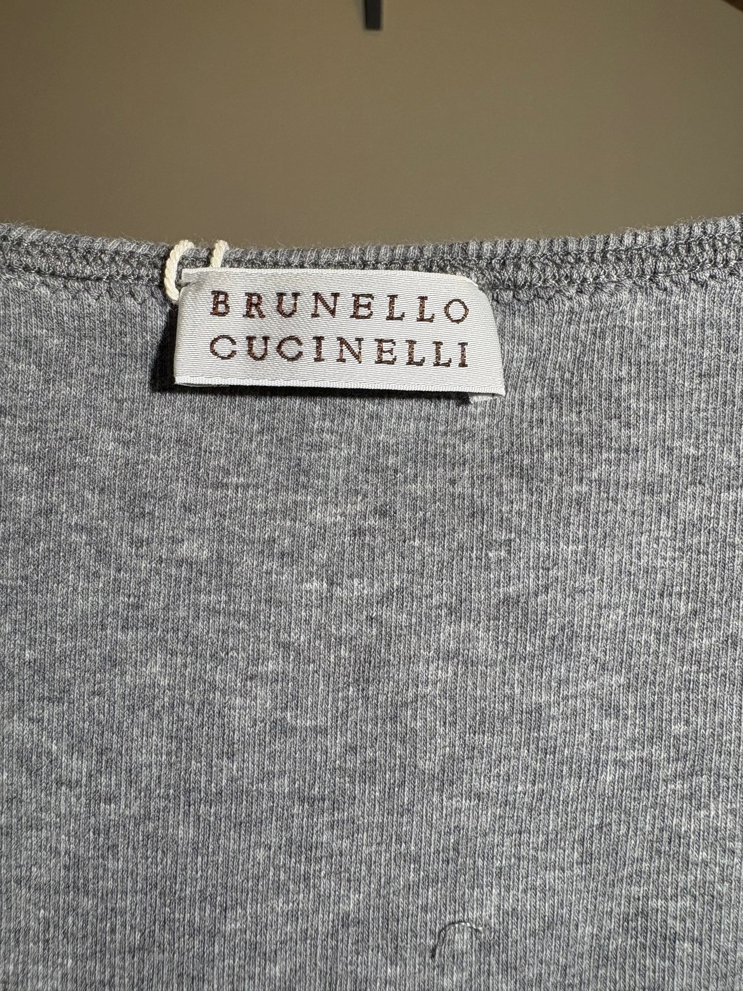 Brunello Cucinelli Top grau in 36/38