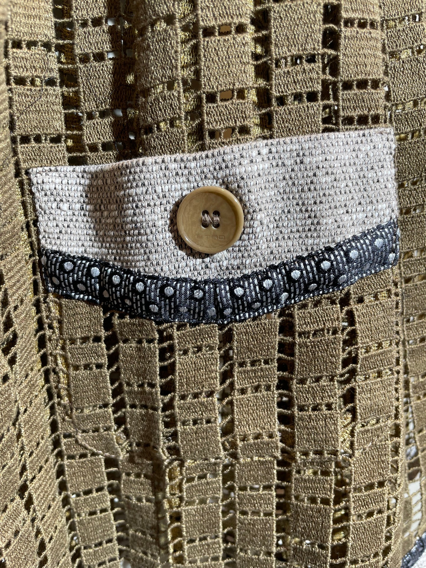 Etro Jacke oliv in 36/38