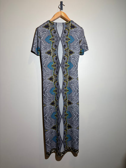 Etro Kleid bunt Kurzarm in 38