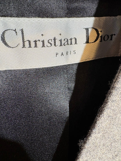 Dior Kostüm Wolle/Angora grau in 38