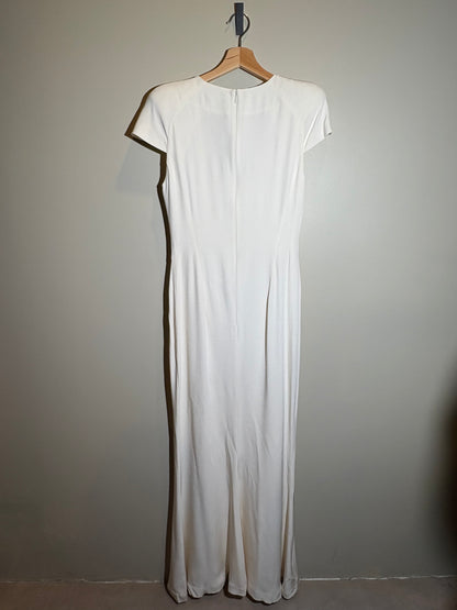 Alexander McQueen langes Kleid crème in 38