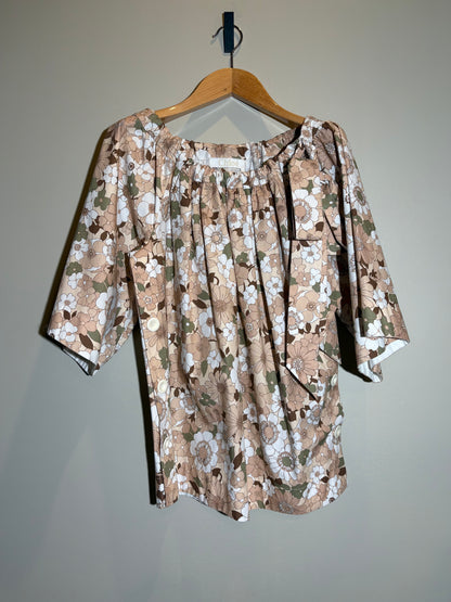 Chloé Bluse mit Blumenmuster in 36-40