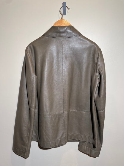 Milestone Lederjacke fango in 38