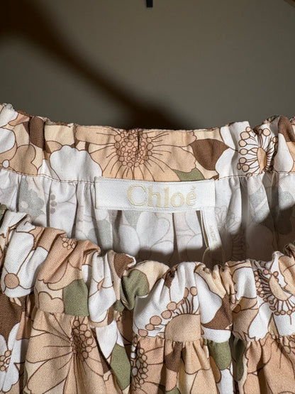 Chloé Bluse mit Blumenmuster in 36-40