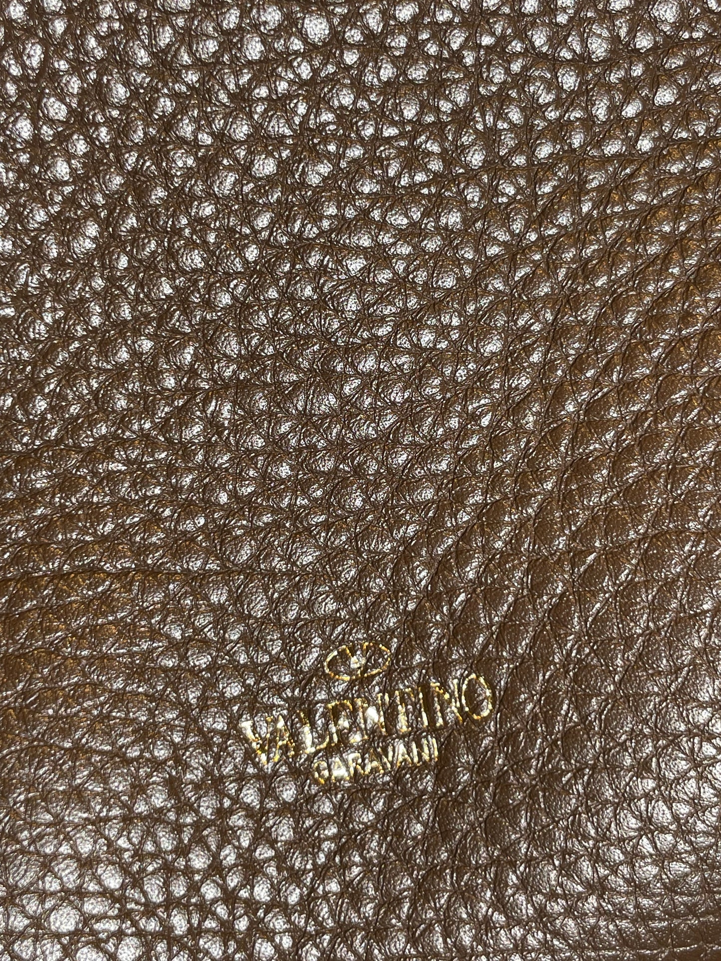 Valentino Garavani, Rockstud Hobo, Schultertasche braun