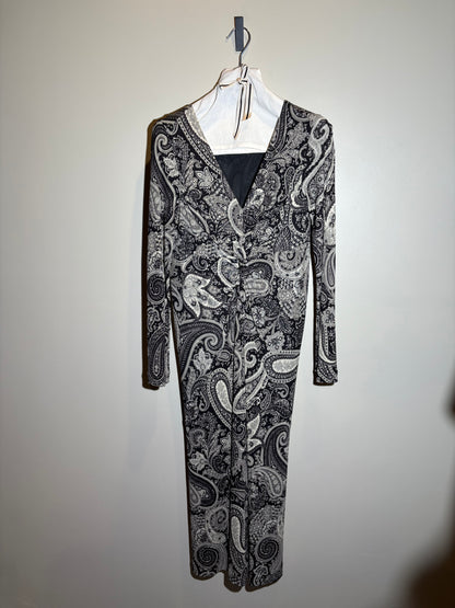 Etro Kleid s/w Langarm in 38
