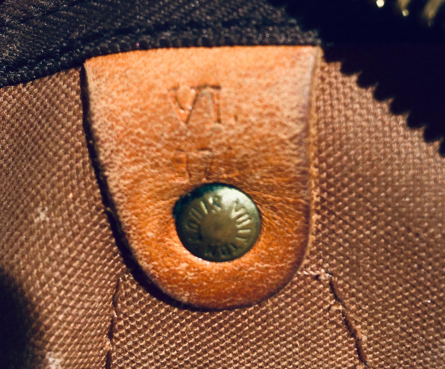 Louis Vuitton Handtasche Alma Monogramm dunkelbraun
