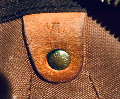 Louis Vuitton Handtasche Alma Monogramm dunkelbraun