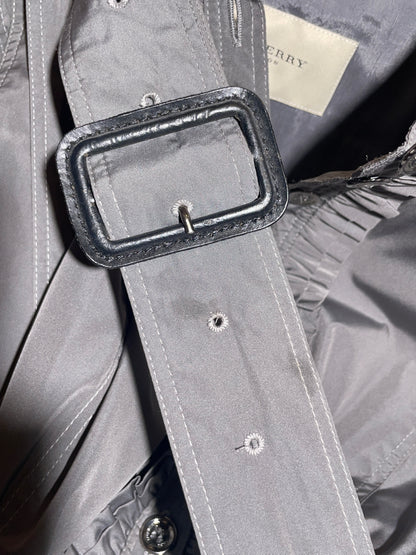 Burberry, Kleid grau Kurzarm mit Gürtel in 38