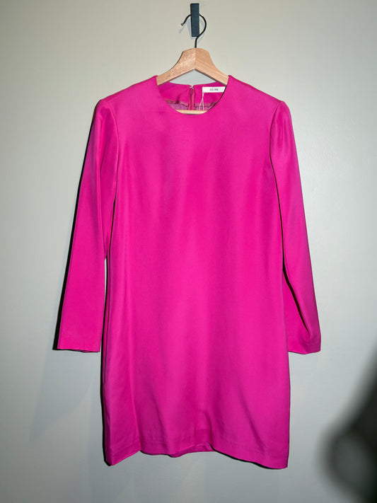 Céline langärmliges Kleid pink in 38