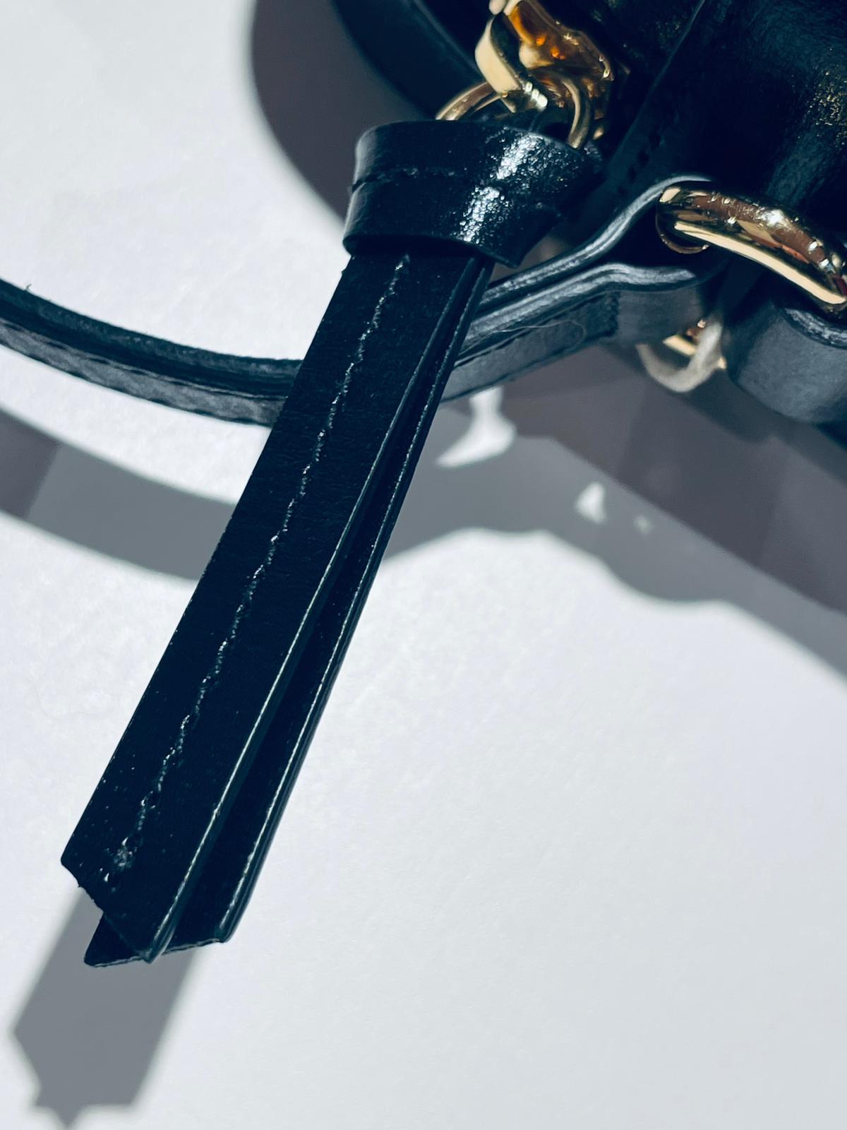 Gucci Horsebit Umhängetasche schwarz